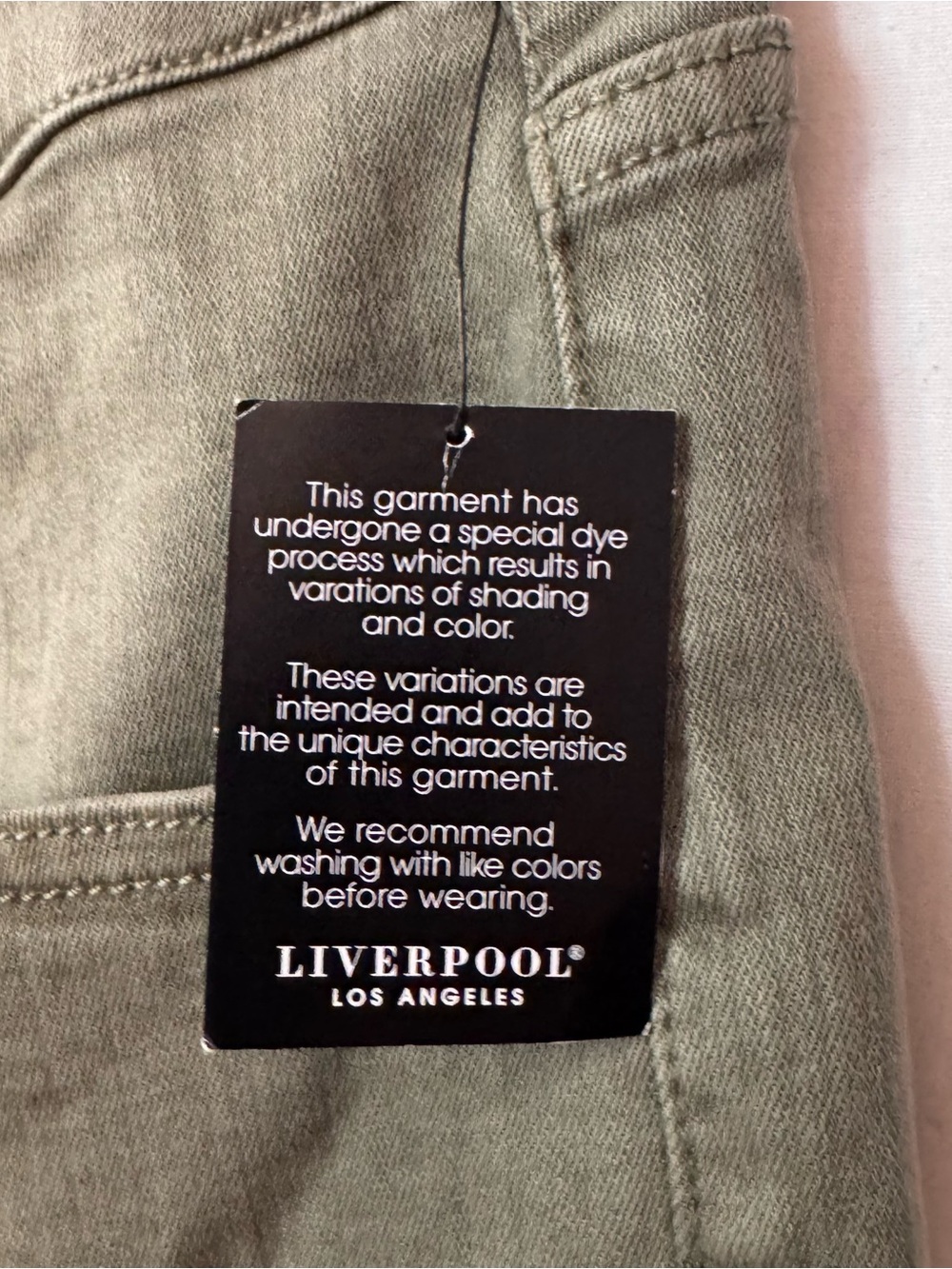 Liverpool Olive Utility Walking Shorts - Picture 4 of 4
